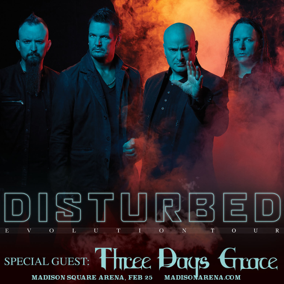 Disturbed & Three Days Grace at Madison Square Garden