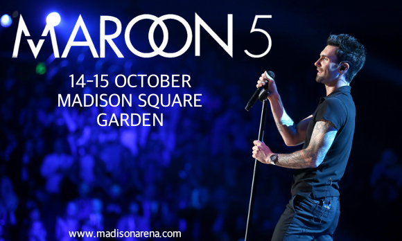 Maroon 5 Julia Michaels Tickets 15th October Madison Square