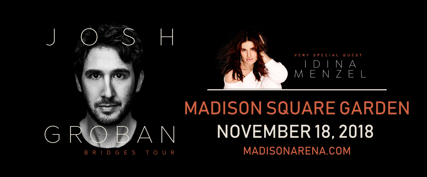 Josh Groban & Idina Menzel at Madison Square Garden