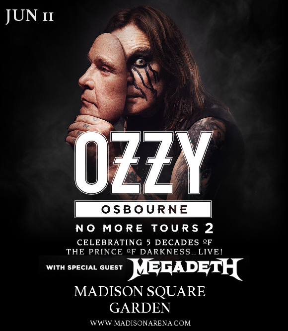 Ozzy Osbourne & Megadeth at Madison Square Garden