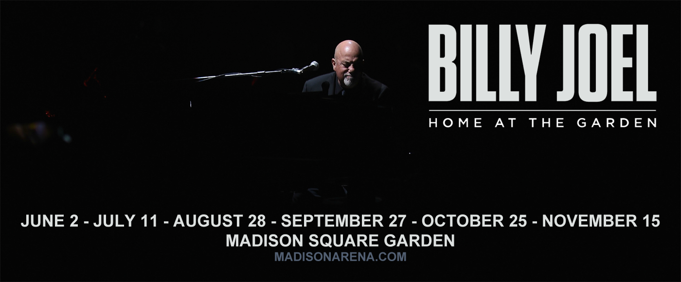 Billy Joel Tickets 25th October Madison Square Garden Tickets