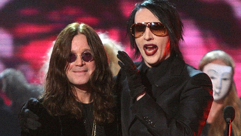 Ozzy Osbourne & Marilyn Manson at Madison Square Garden