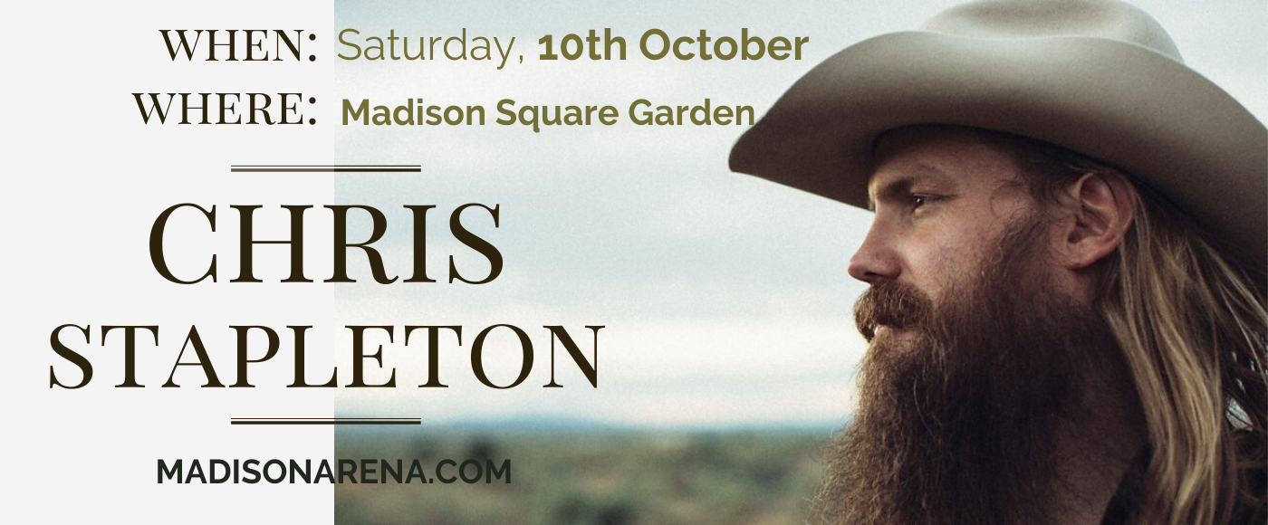 Chris Stapleton at Madison Square Garden tickets Chris Stapleton at Madison Square Garden