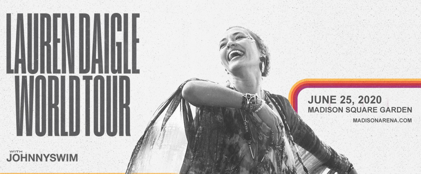 Lauren Daigle & Johnnyswim at Madison Square Garden tickets Lauren Daigle & Johnnyswim at Madison Square Garden