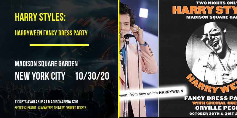 Harry Styles: Harryween Fancy Dress Party at Madison Square Garden tickets Harry Styles: Harryween Fancy Dress Party at Madison Square Garden