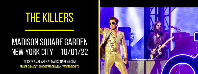 The Killers at Madison Square Garden tickets The Killers at Madison Square Garden