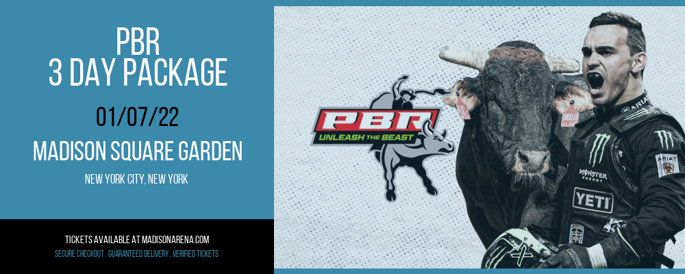 PBR - 3 Day Package at Madison Square Garden