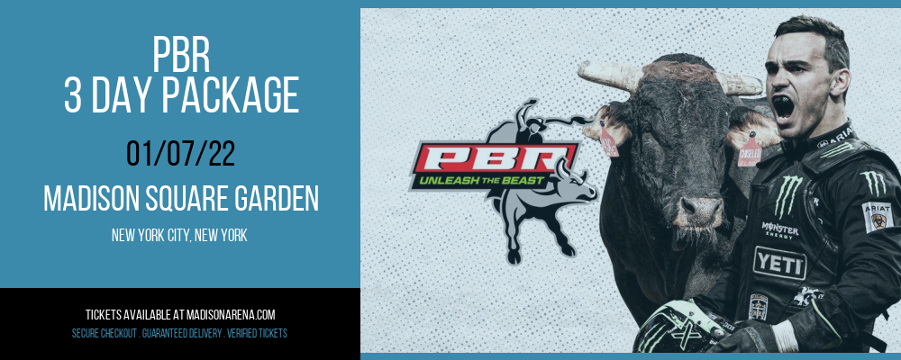 PBR - 3 Day Package at Madison Square Garden tickets PBR - 3 Day Package at Madison Square Garden