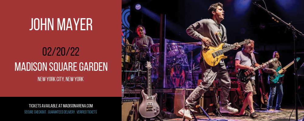 John Mayer at Madison Square Garden tickets John Mayer at Madison Square Garden