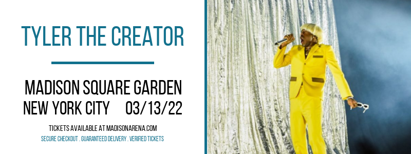 Tyler The Creator at Madison Square Garden tickets Tyler The Creator at Madison Square Garden