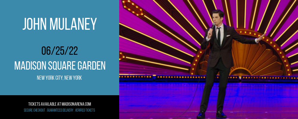 John Mulaney at Madison Square Garden tickets John Mulaney at Madison Square Garden