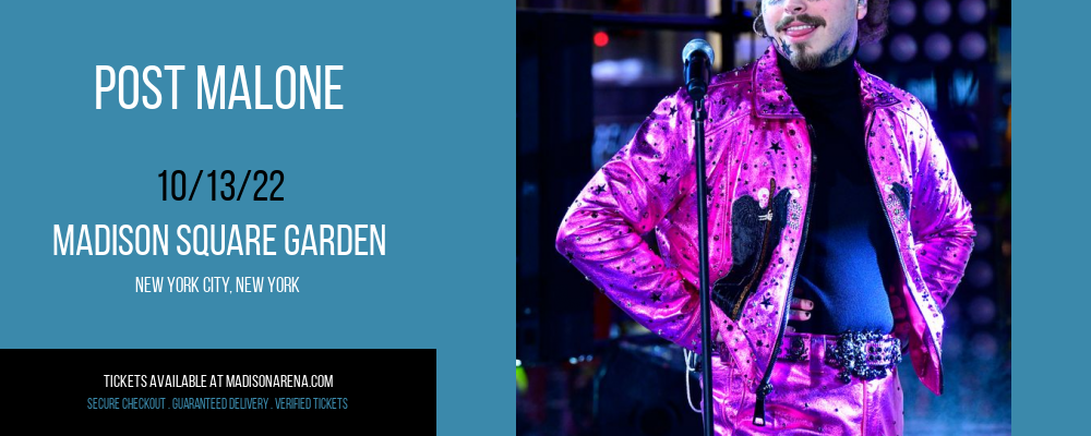 Post Malone at Madison Square Garden tickets Post Malone at Madison Square Garden
