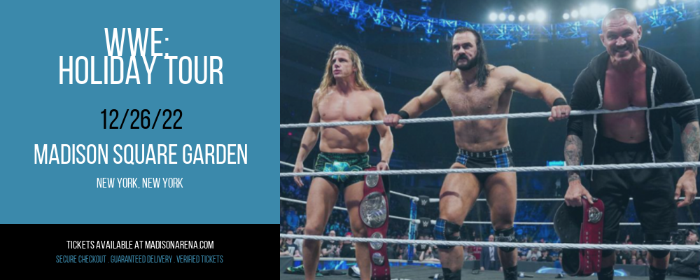 WWE: Holiday Tour at Madison Square Garden