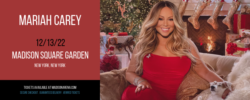 Mariah Carey at Madison Square Garden tickets Mariah Carey at Madison Square Garden