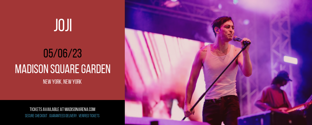 Joji at Madison Square Garden tickets Joji at Madison Square Garden