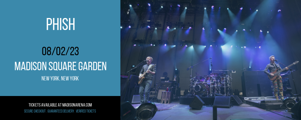 Phish at Madison Square Garden tickets Phish at Madison Square Garden