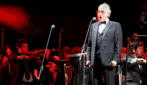 Andrea Bocelli at Madison Square Garden