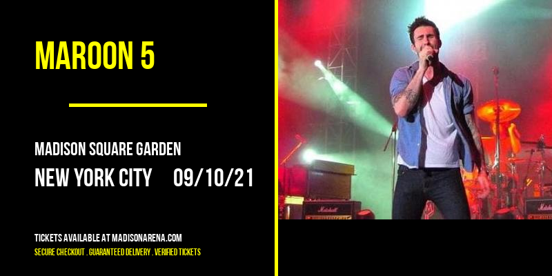 Maroon 5 [CANCELLED] at Madison Square Garden