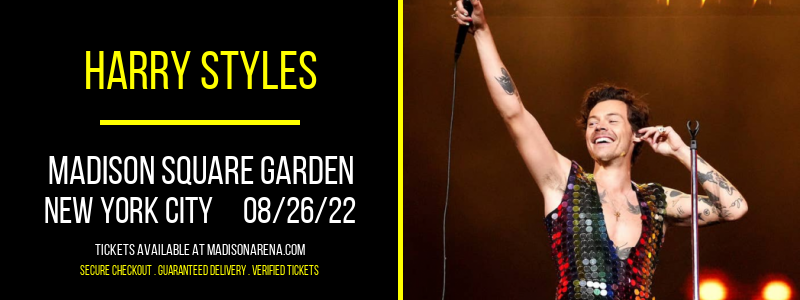 Harry Styles at Madison Square Garden tickets Harry Styles at Madison Square Garden