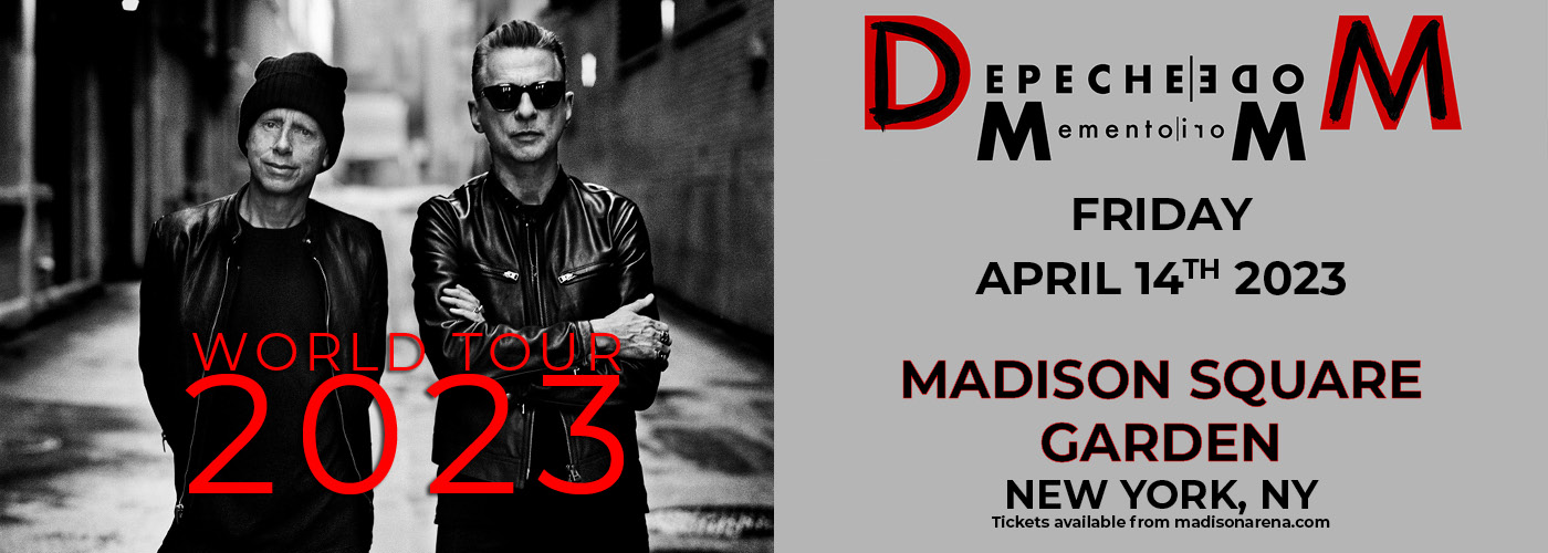 Depeche Mode: Memento Mori Tour at Madison Square Garden tickets Depeche Mode: Memento Mori Tour at Madison Square Garden