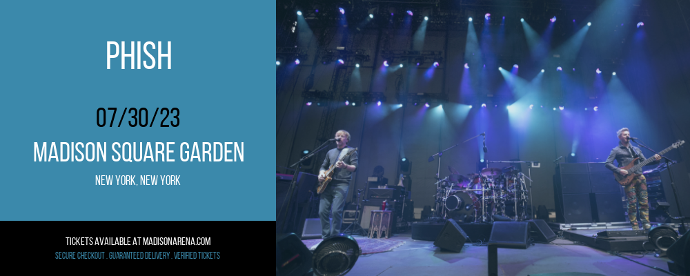Phish at Madison Square Garden tickets Phish at Madison Square Garden