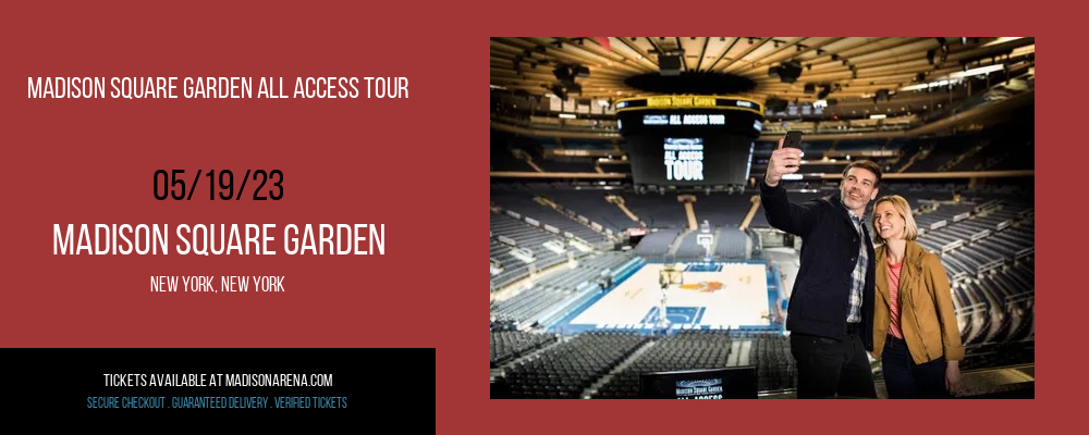 Madison Square Garden All Access Tour at Madison Square Garden tickets Madison Square Garden All Access Tour at Madison Square Garden