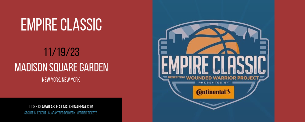 Empire Classic [CANCELLED] at Madison Square Garden