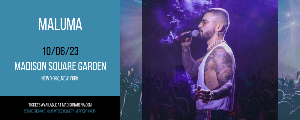 Maluma at Madison Square Garden