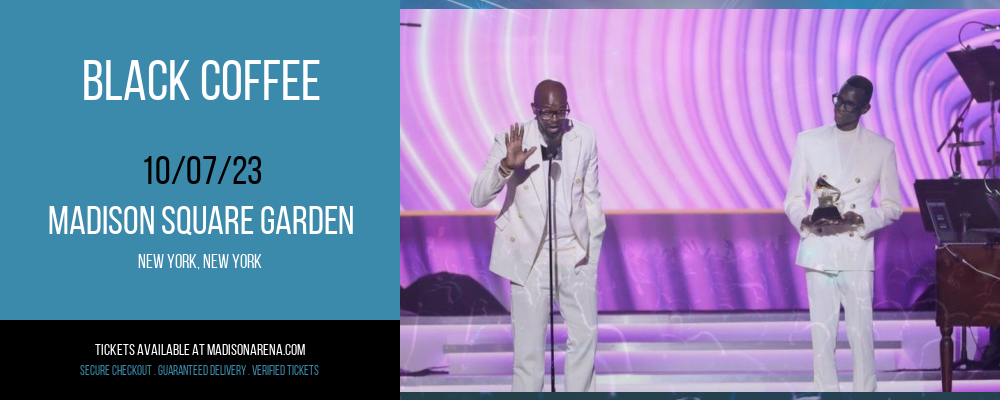 Black Coffee at Madison Square Garden
