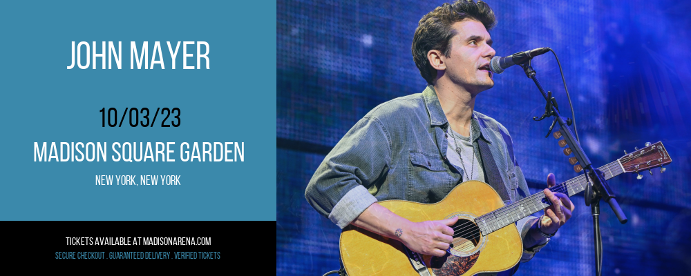 John Mayer at Madison Square Garden