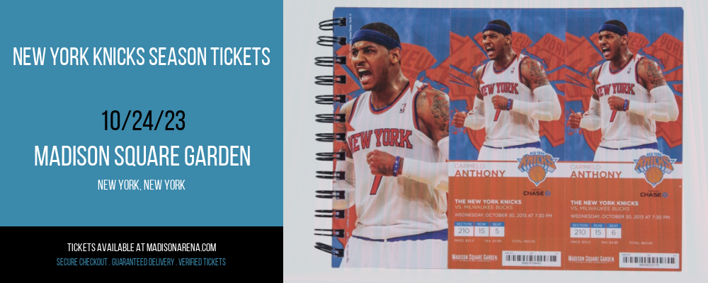 New York Knicks Tickets - 2023-2024 Knicks Games