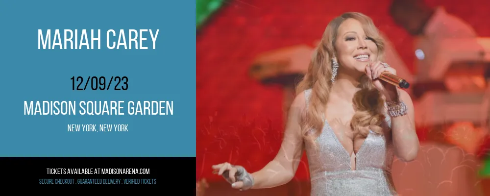 Mariah Carey at Madison Square Garden