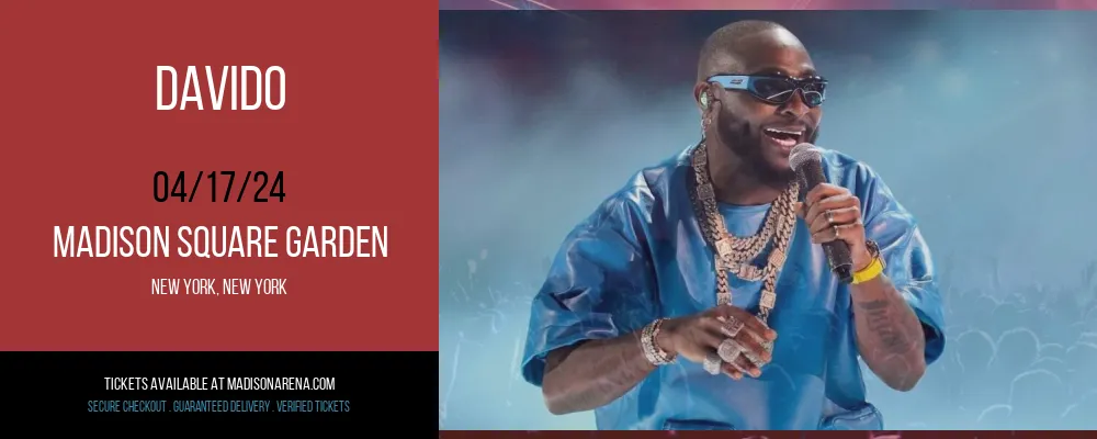 Davido at Madison Square Garden