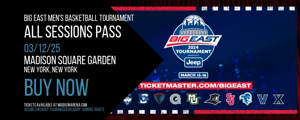 Big East Men's Basketball Tournament at Madison Square Garden
