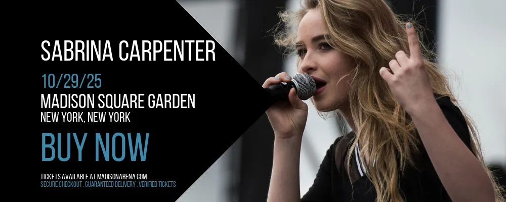 Sabrina Carpenter at Madison Square Garden