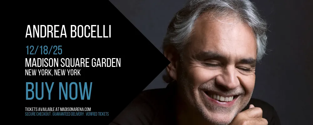 Andrea Bocelli at Madison Square Garden